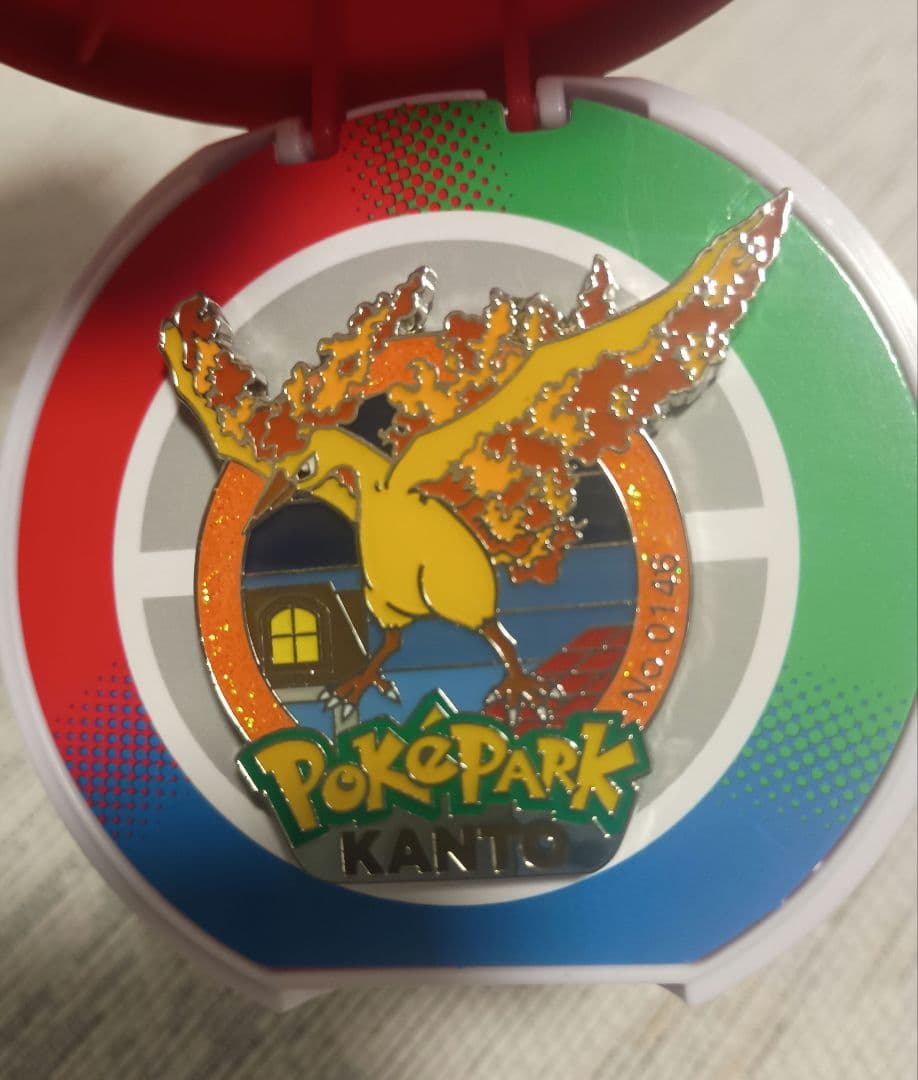 鮨様専用 ポケパークカントー限定 ピンバッジ 激レア ファイヤー ラメ