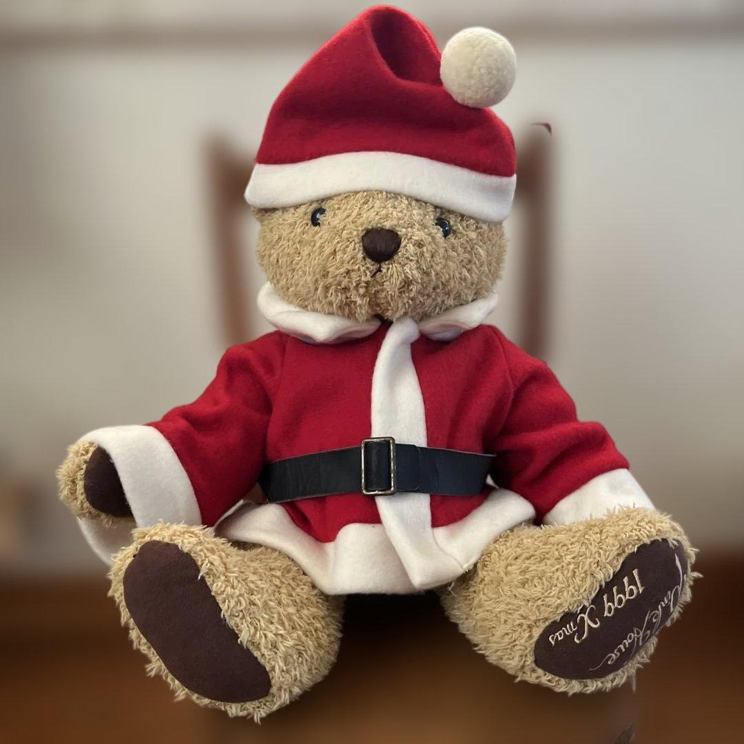 ピンクハウス サンタクロースの服を着たクマぬいぐるみ 1999年製