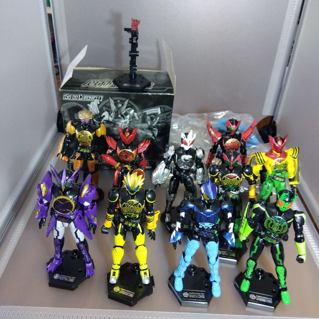 層動 装動 仮面ライダーオーズ 10体セット レジェンドライダーの食玩「SO-DO CHRONICLE」第3弾は『仮面ライダー