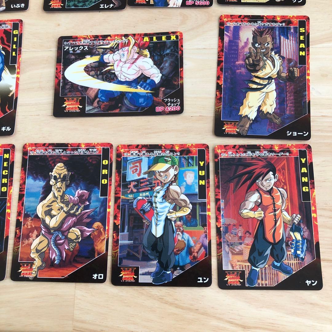 ストリートファイター3 カードダス キラ ノーマル16枚セット