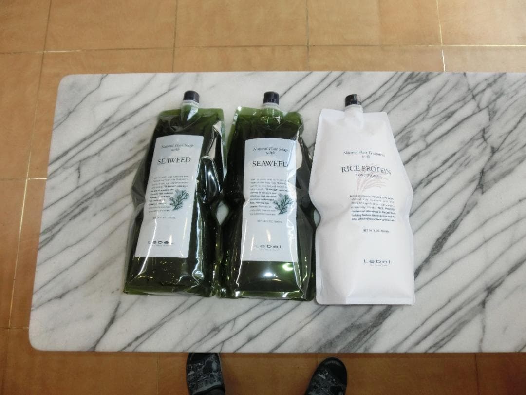 ルベルシーウィードシャンプー２本ライスプロテイン１本 LebeL（ルベル） 【セット】ルベル LeveL ナチュラルヘアソープ