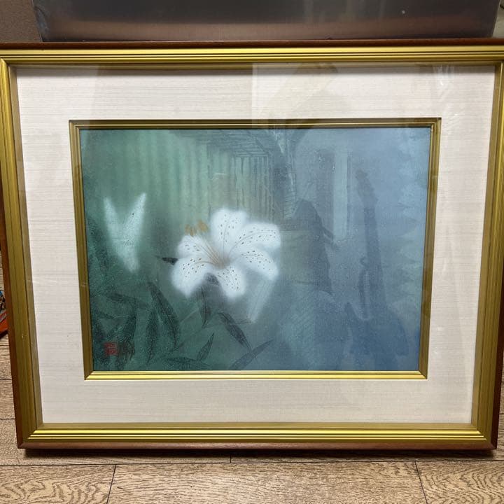 ユリ　百合　絵画