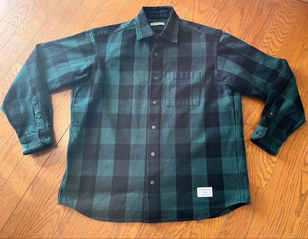 ◇UE×fragment×YUNIYOSHIDAバッファローチェックシャツ◇ CLINK｜BLUCO BUFFALO CHECK FLANNEL SHIRTS (GRAY) [1148]｜東京