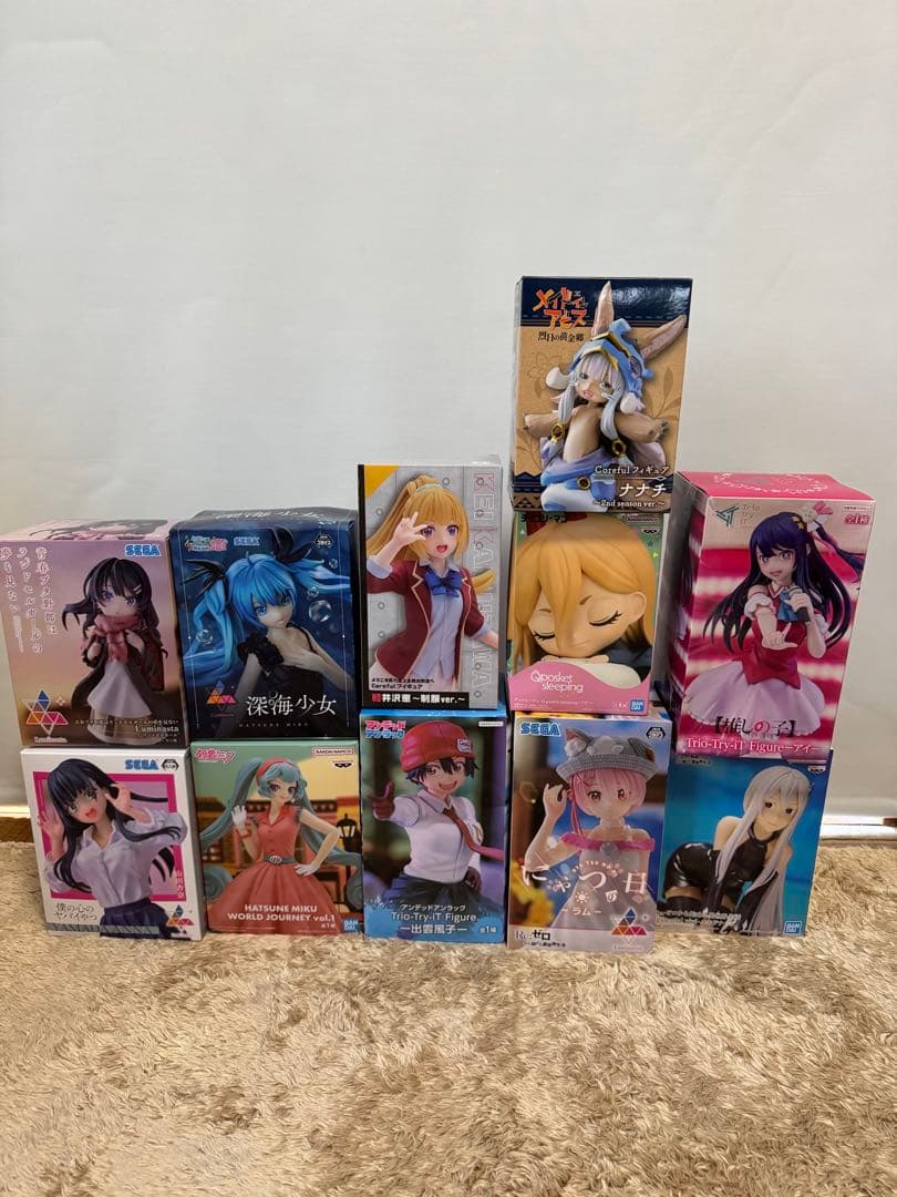 アニメキャラクター フィギュア 11体セット 未開封 - メルカリ