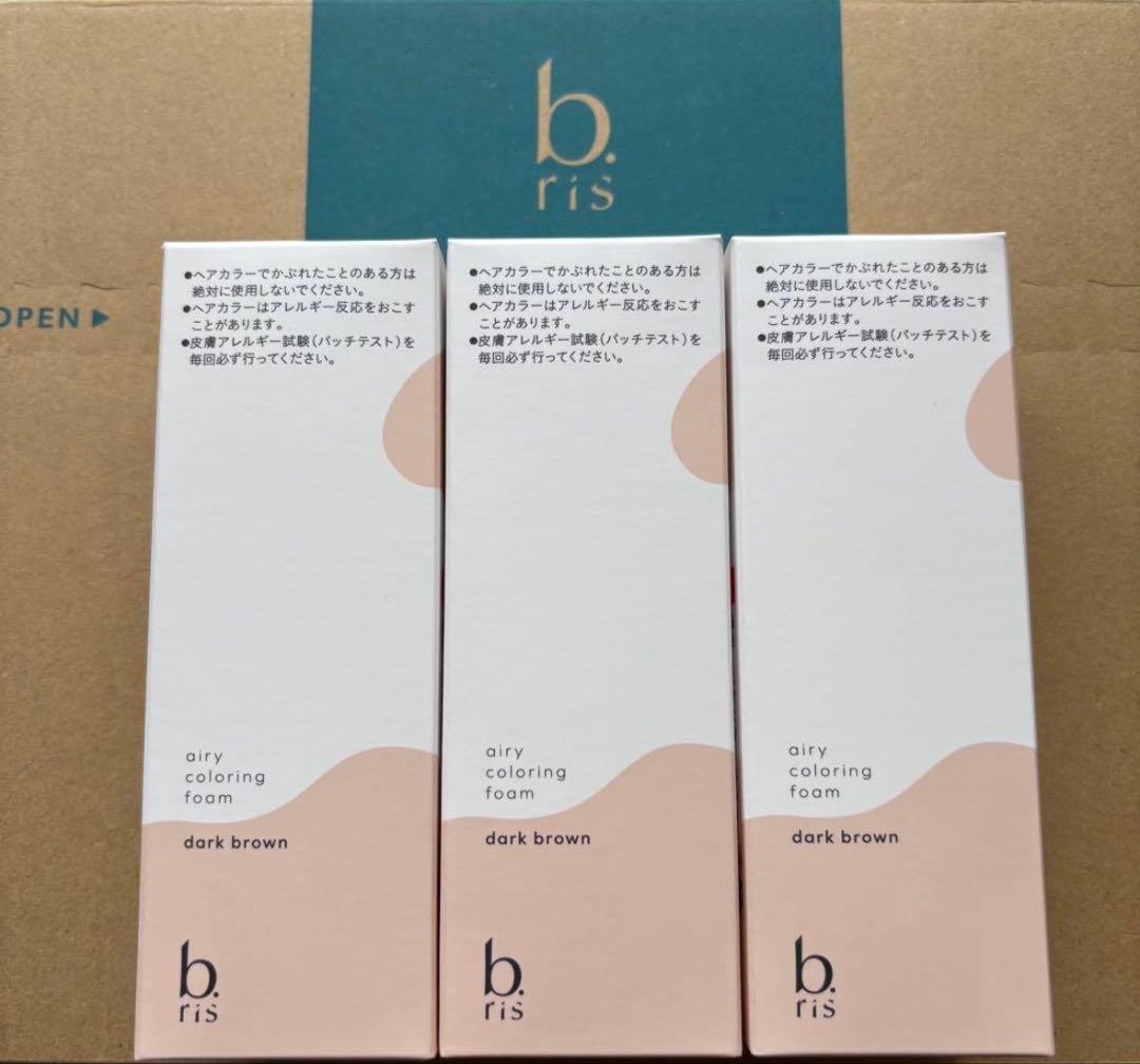 b.ris エアリーカラーリングフォーム ダークブラウン