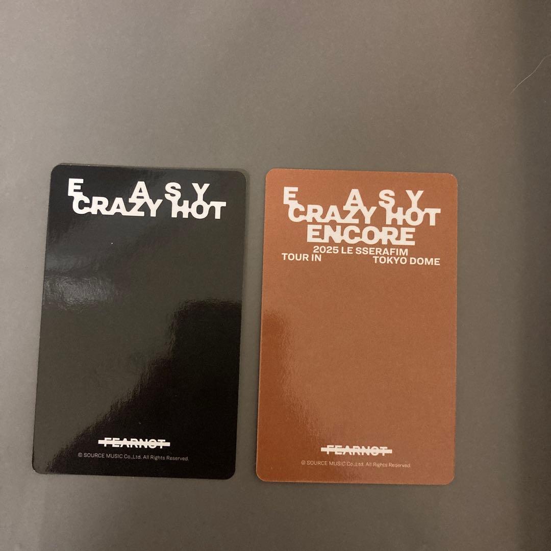 LE SSERAFIM 東京ドーム 会場限定 FC トレカ サクラ ルセラ - メルカリ