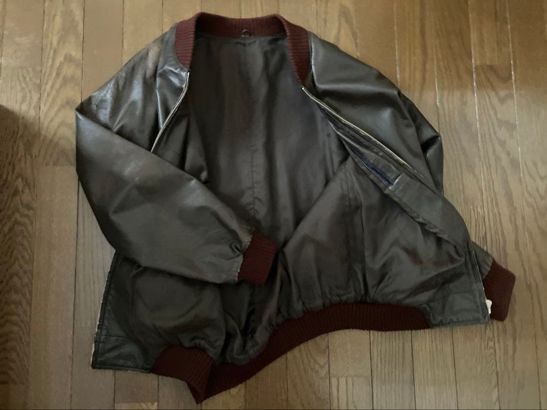 超希少‼︎ 60s70s ボンバー レザージャケット『傷だらけの天使』 （乾