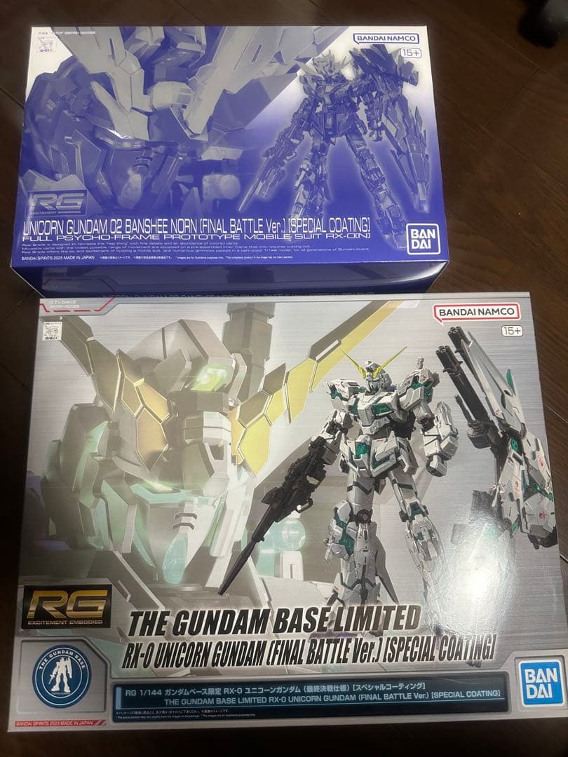 RG ユニコーンガンダム&バンシィ・ノルン スペシャルコーティングセット　まとめ