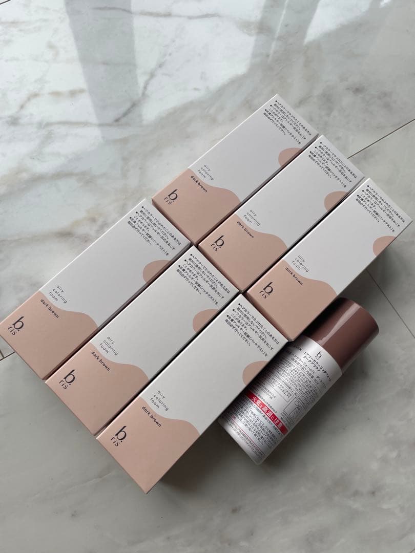 ｂ.ris　ビーリスエアリーカラーリングフォーム　80g×6本　[新品・未開封] Amazon | ビーリス エアリーカラーリングフォーム [ 白髪染め 医薬部外