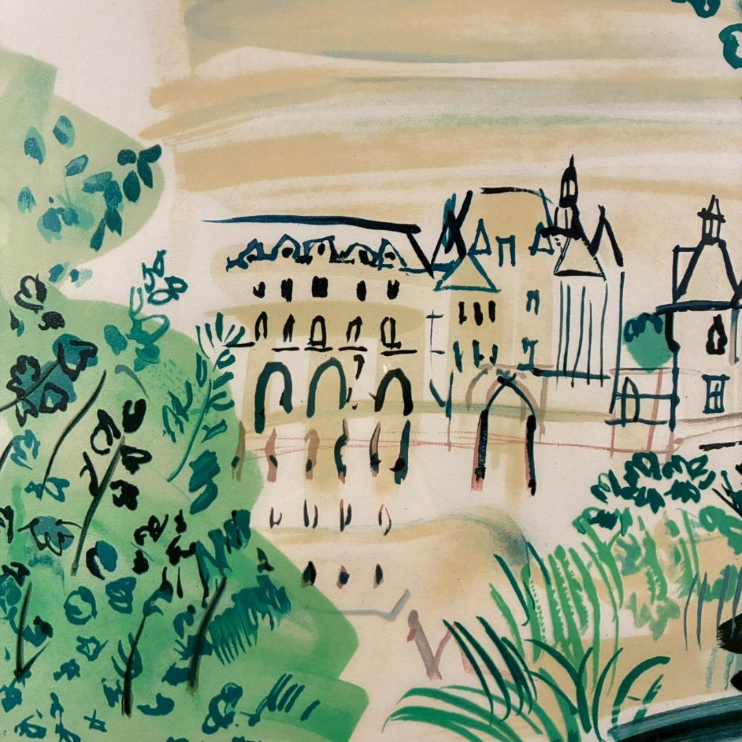 ラウル・デュフィ「シュノンソー」リトグラフ 版上サイン有 フランス