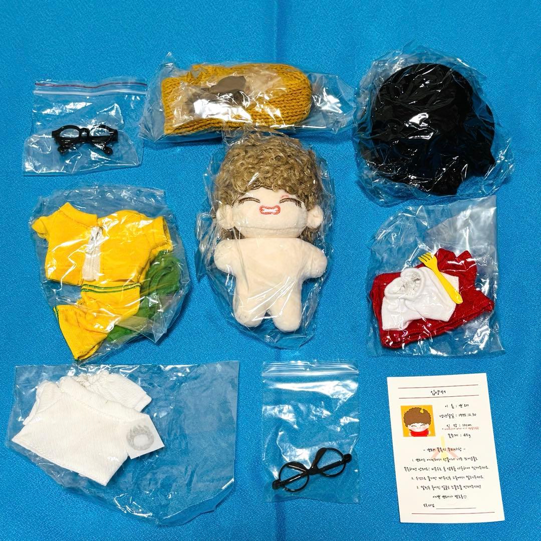 【バラ売り不可】テテ　テヒョン　BTS マスター　ぬいぐるみ　約10cm