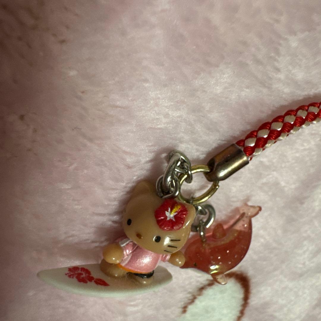 2003年製サーフキティ❤️激レア、日焼けキティ、ガングロキティ❤️ストラップ美
