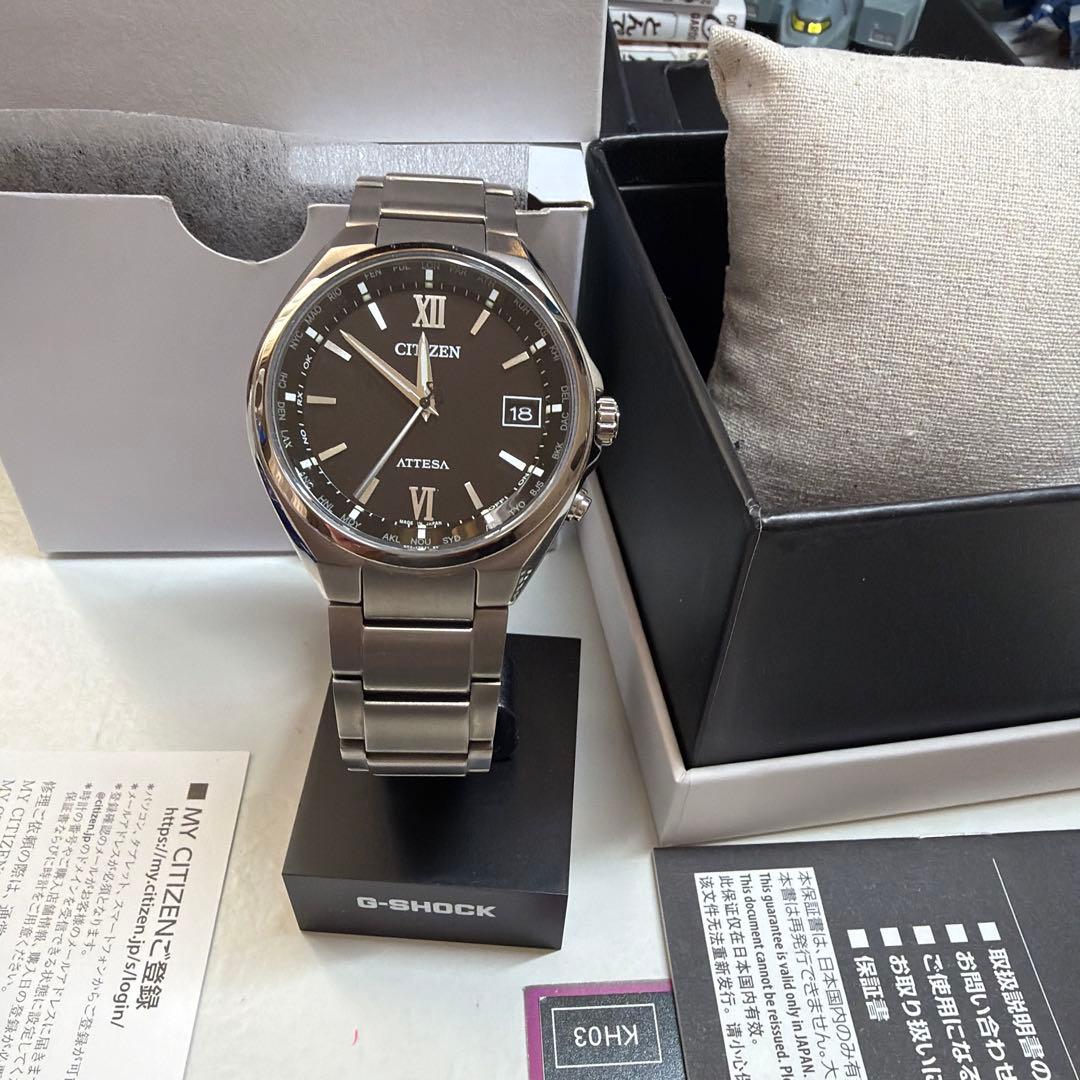 CITIZEN ATTEZA CB1120-50G チタン　エコドライブ ATTESA（CITIZEN） シチズン アテッサ エコドライブ 電波時計 腕時計