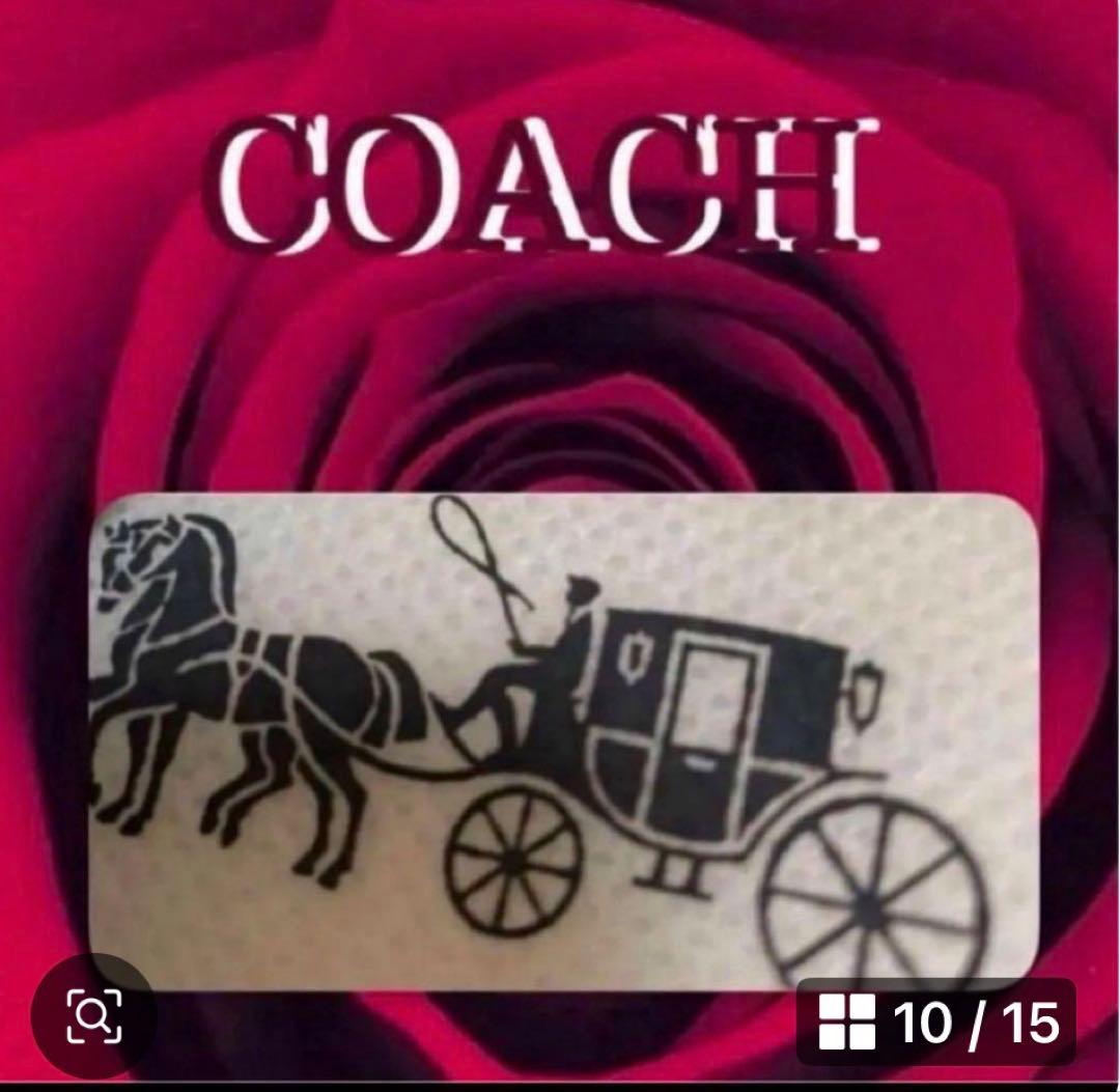 COACH長財布シグネチャーデニムジャガード.ストライブブルー男女兼用