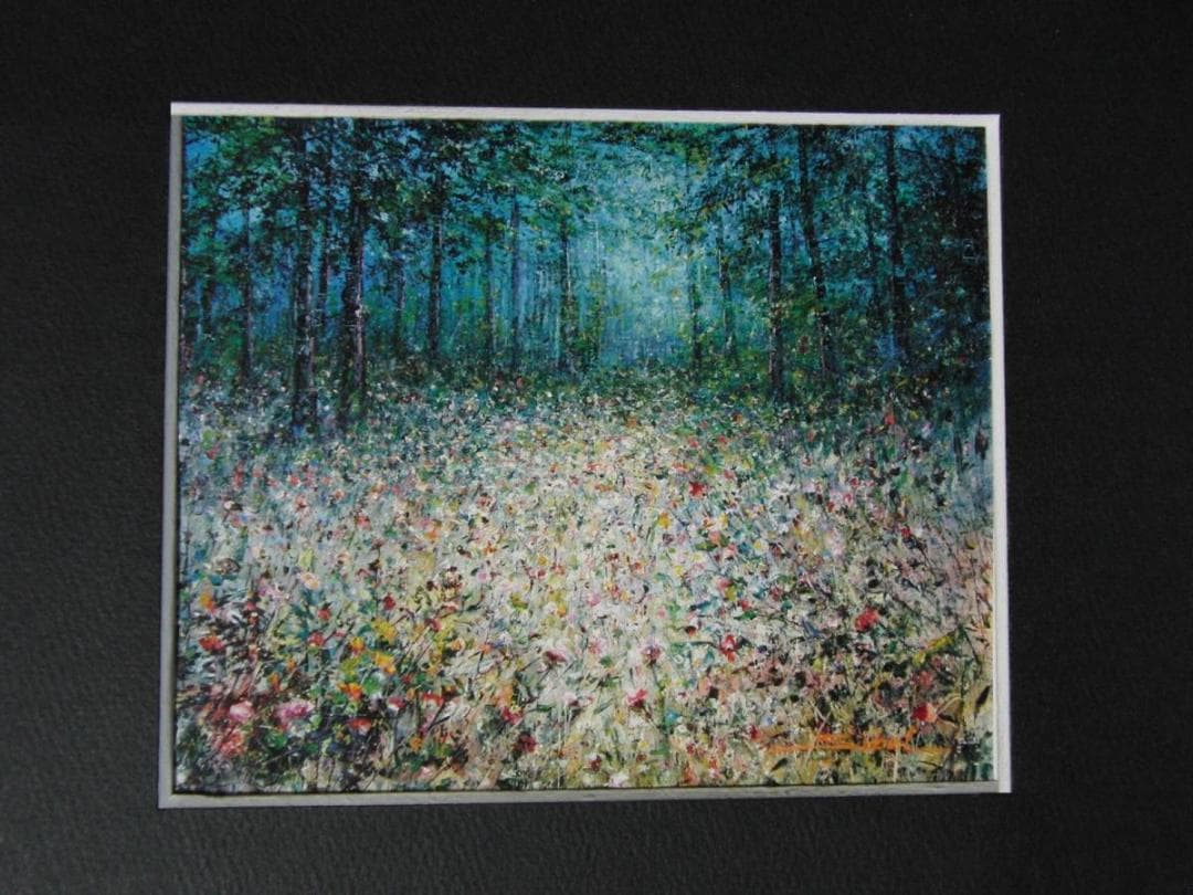 スイベル・ギュレー、【天使の薫りの下で】、希少な額装用画集より