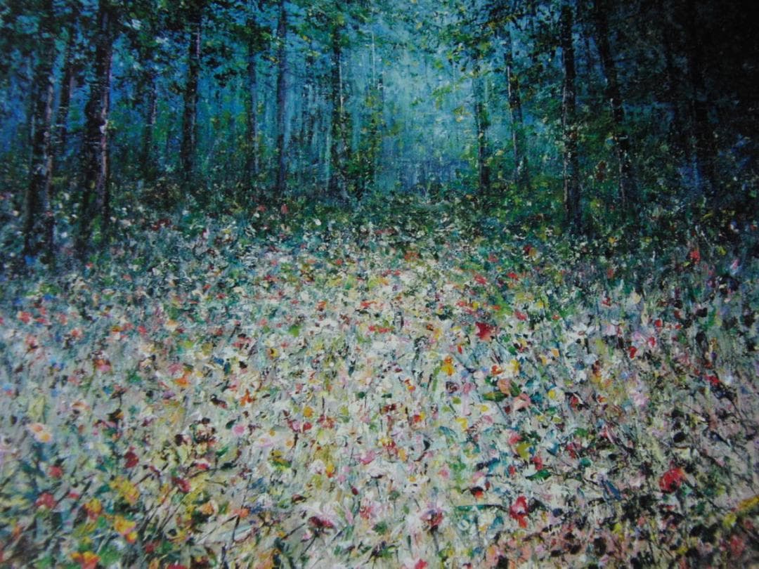 スイベル・ギュレー、【天使の薫りの下で】、希少な額装用画集より