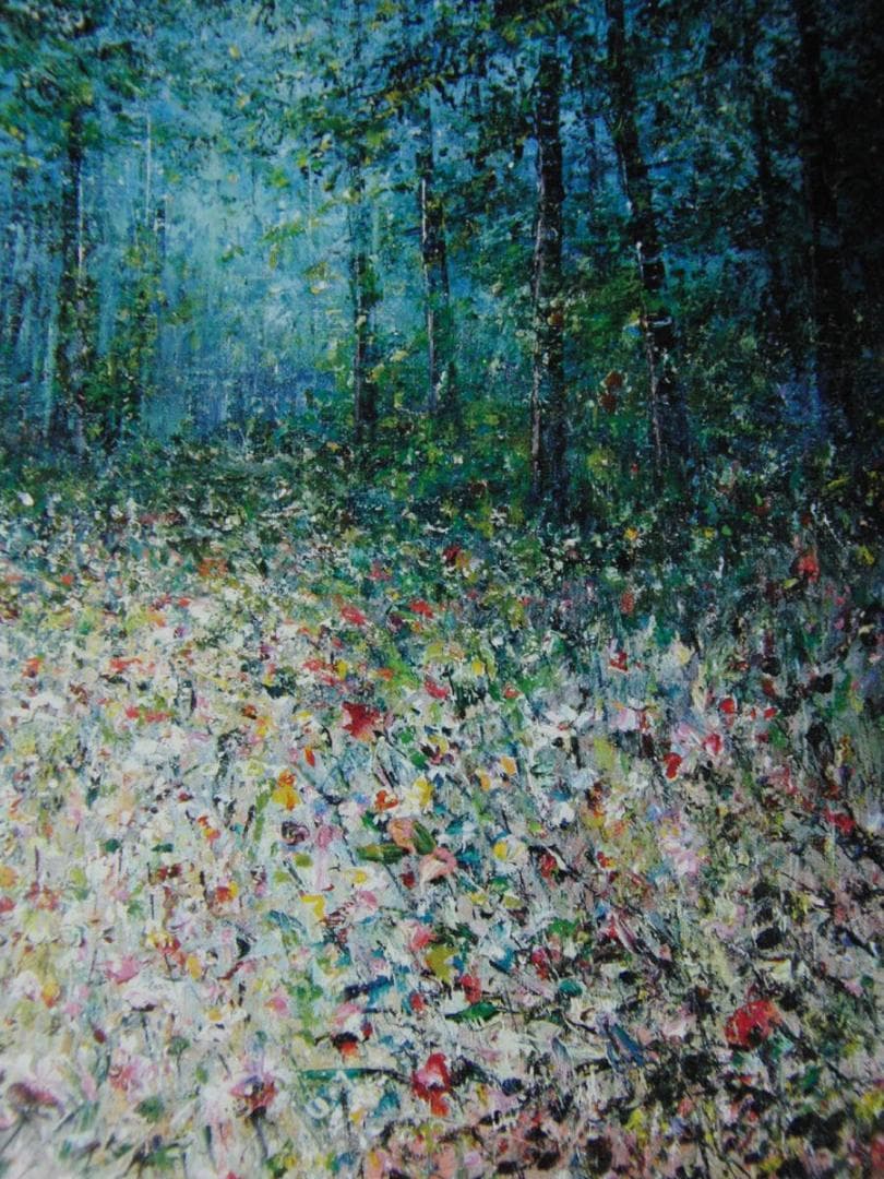 スイベル・ギュレー、【天使の薫りの下で】、希少な額装用画集より