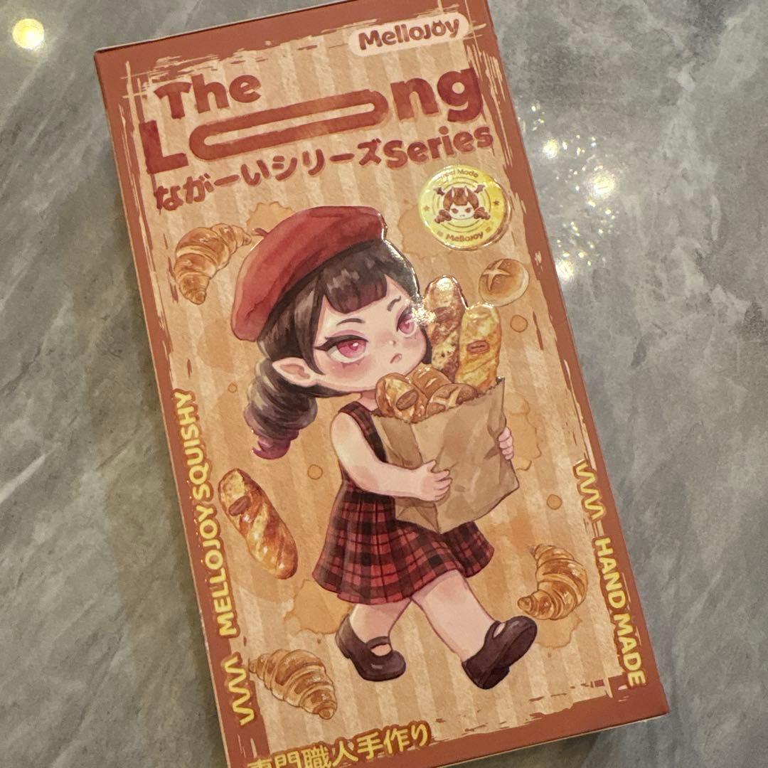 Mellojoy ながーいシリーズ 新作！メロジョイ　スクイーズ Mellojoy メロジョイ 大福 新品未開封シュリンク付き！ - シュリンク