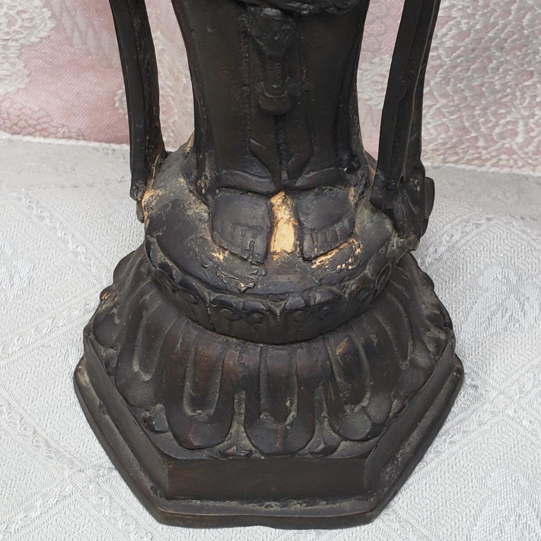 名宝】◇金銅観音菩薩立像 新羅仏 仏像◇検）天平仏 飛鳥仏 百済仏