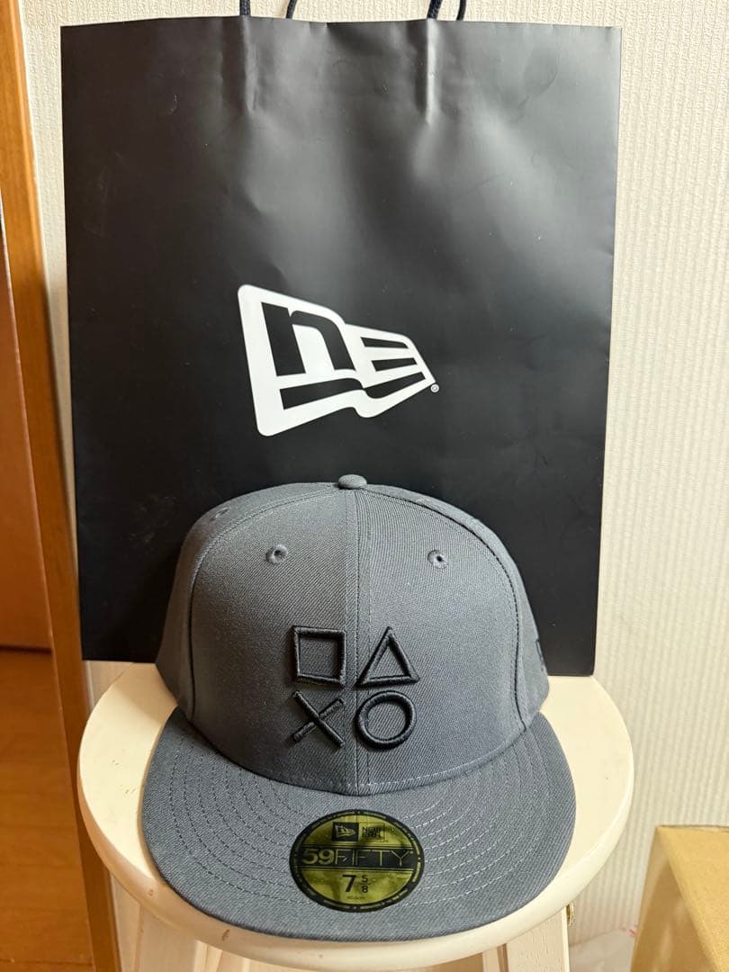 K*o様 59FIFTY PlayStation シェイプス ロゴ ダークグラフ