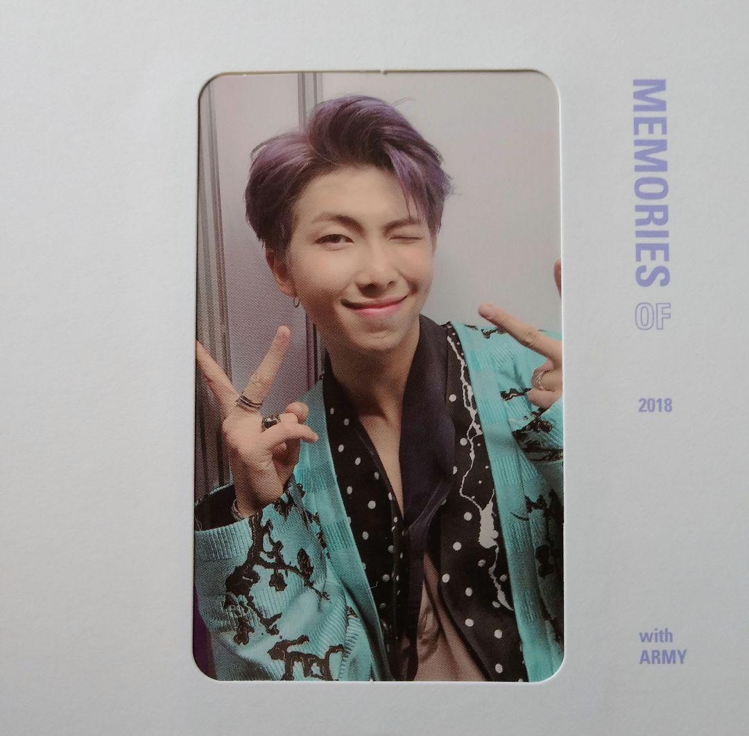 【RM】BTS memories of 2018 Blu-ray トレカ