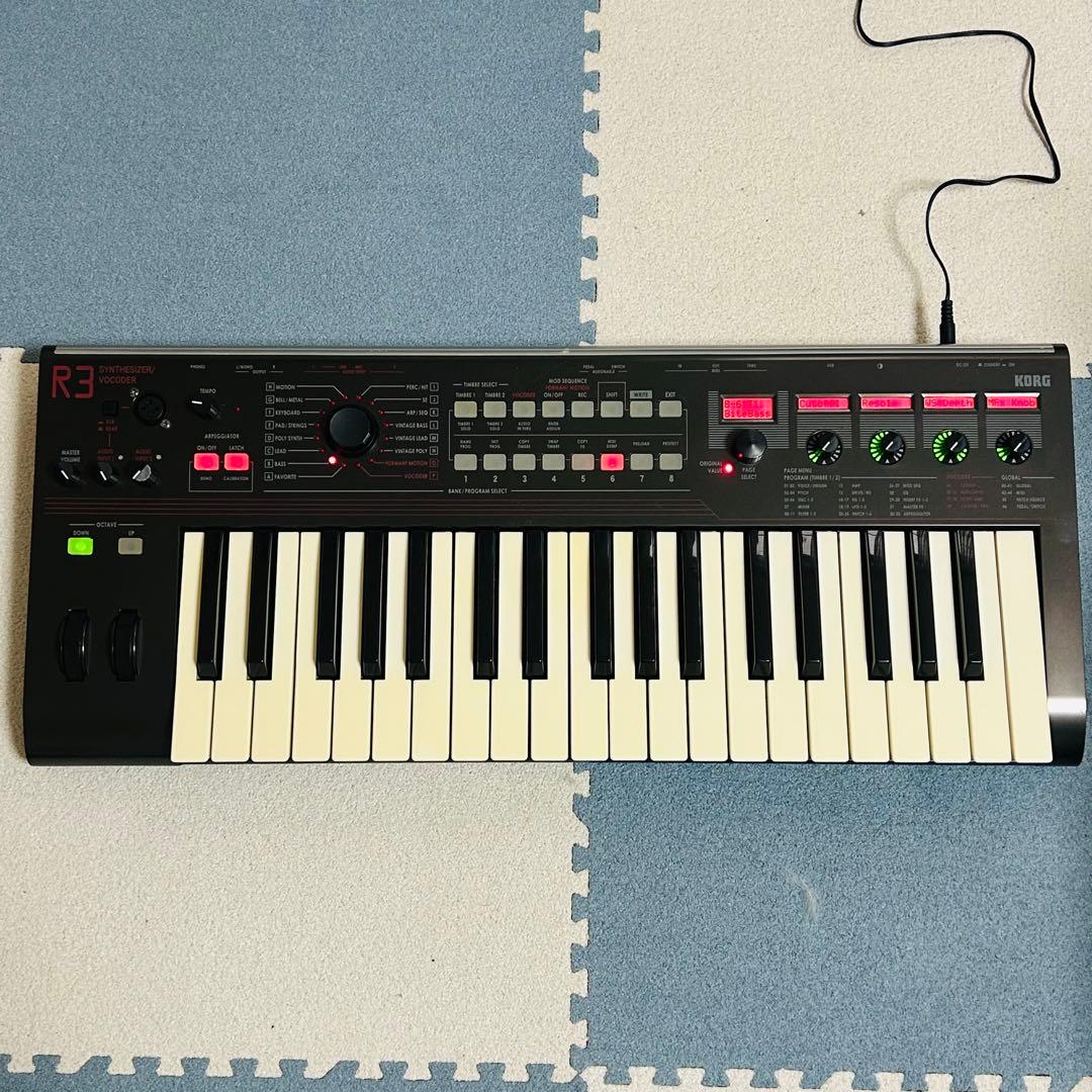 KORG R3 シンセサイザー37鍵 ボコーダー - メルカリ