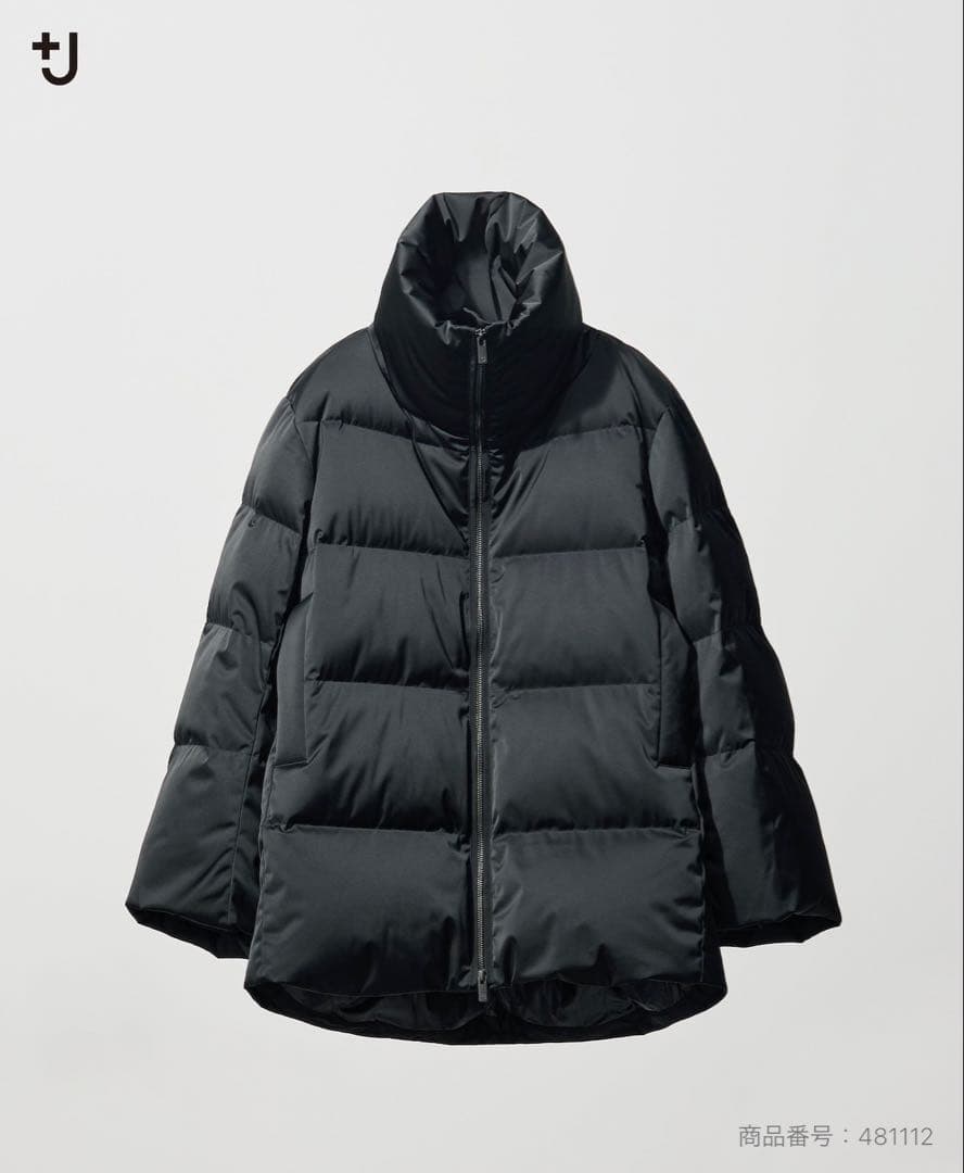 ユニクロ UNIQLO +J ジルサンダー ダウンジャケット ブラックS