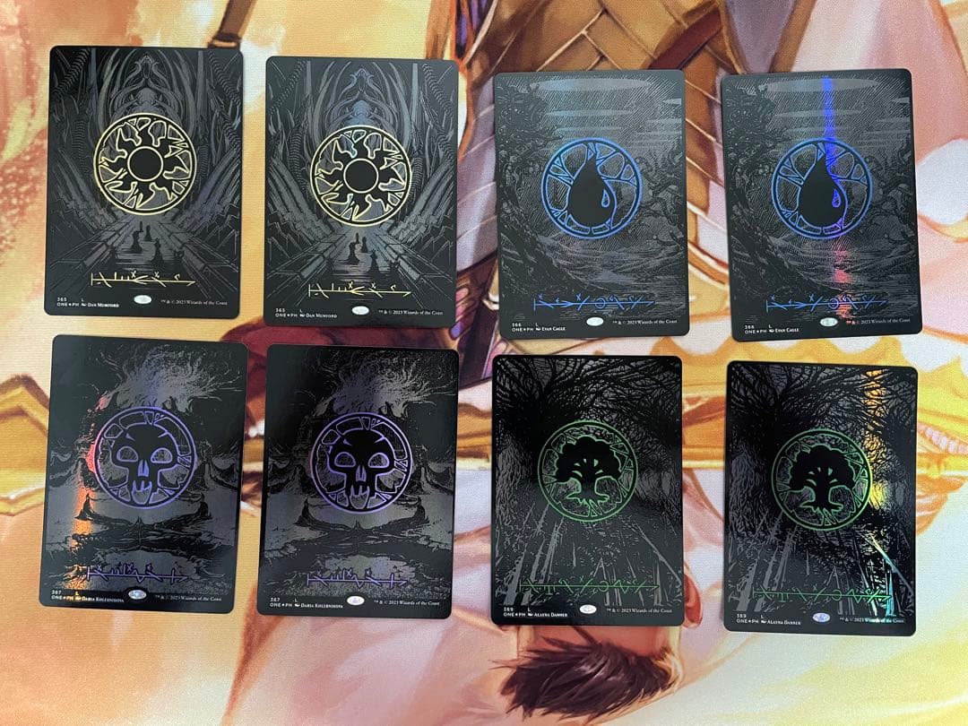 オイルスティックFoil　基本土地2枚ずつ１０枚