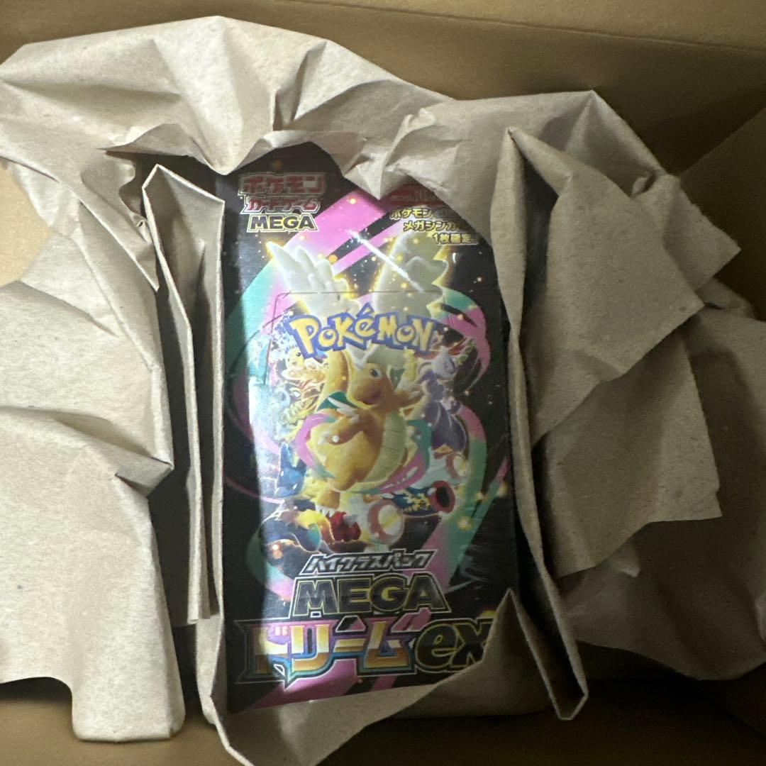ポケモンカードゲーム MEGAドリームEX シュリンク付き　ポケセン産 ポケモンカードゲーム 新品未開封 シュリンク付き ポケモンカード ハイ