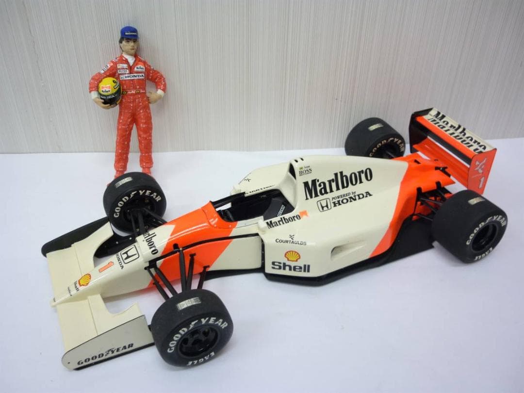 ④ タミヤ 1/20 MP4/7 セナ マクラーレン ホンダ 塗装済 完成品 a