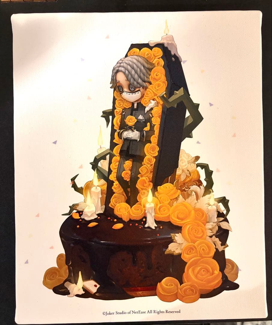 第五人格 納棺師 イソップ 誕生日 キャンバスボード 本日はカードNo.0511 納棺師 イソップ・カールの誕生日 尊い命を優しく