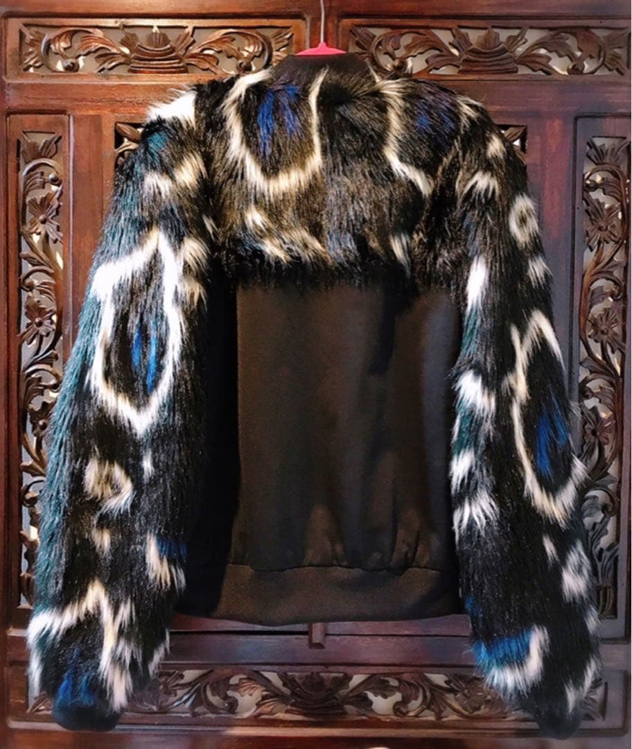 アディダス 激レア レオパード ファー ボア ヒョウ柄 ジャケット