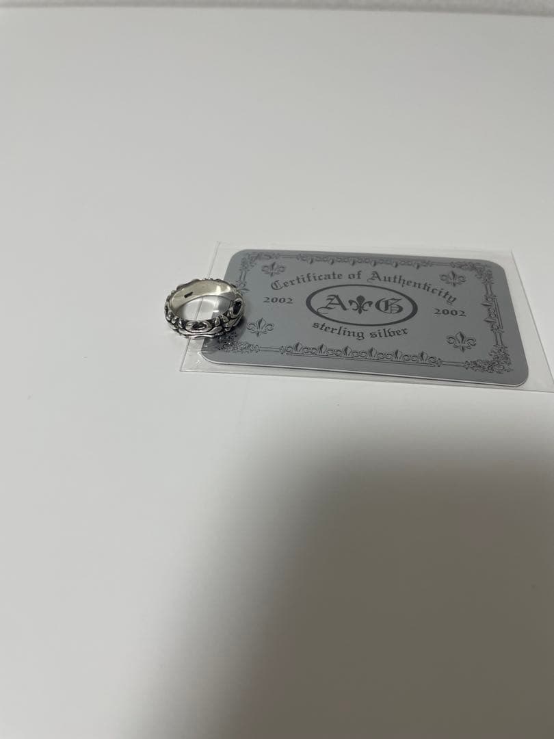 a120906 A&G フレアバンドリング リング