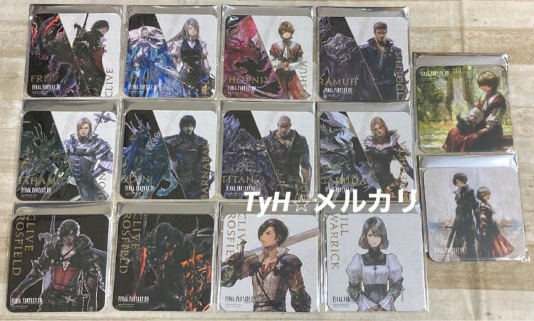 スクエニカフェ FF16 コラボ コースター 追加第2弾 新規絵柄 14種 FF16』スクエニカフェコラボ第2弾が8月26日より開催。トルガルの黒ごま