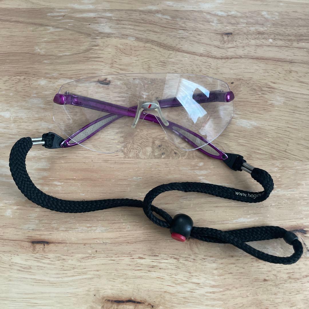 hogies ホギーズ＊アイガード レッドピンク Sサイズ ゴーグル コード付