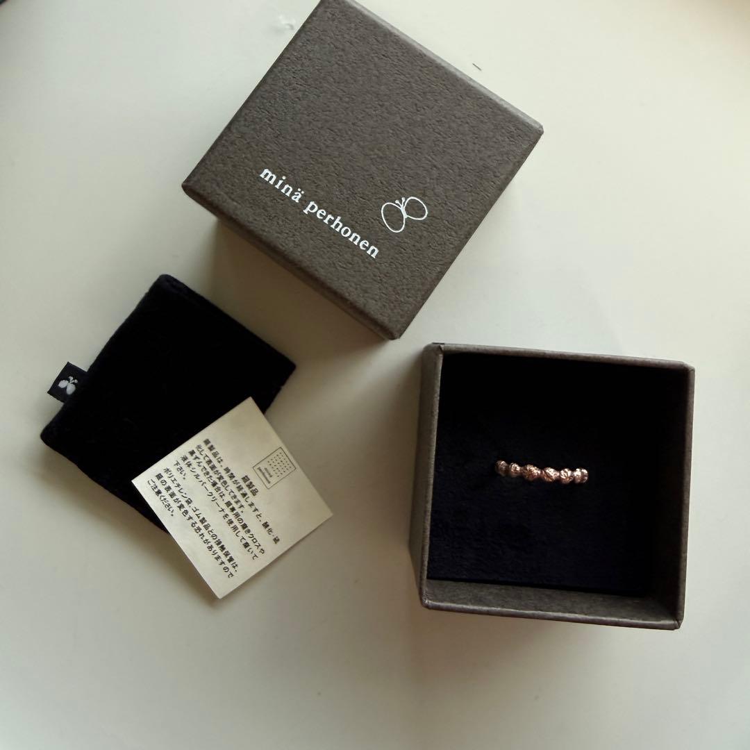 ミナペルホネン　タンバリン　リング　シルバー