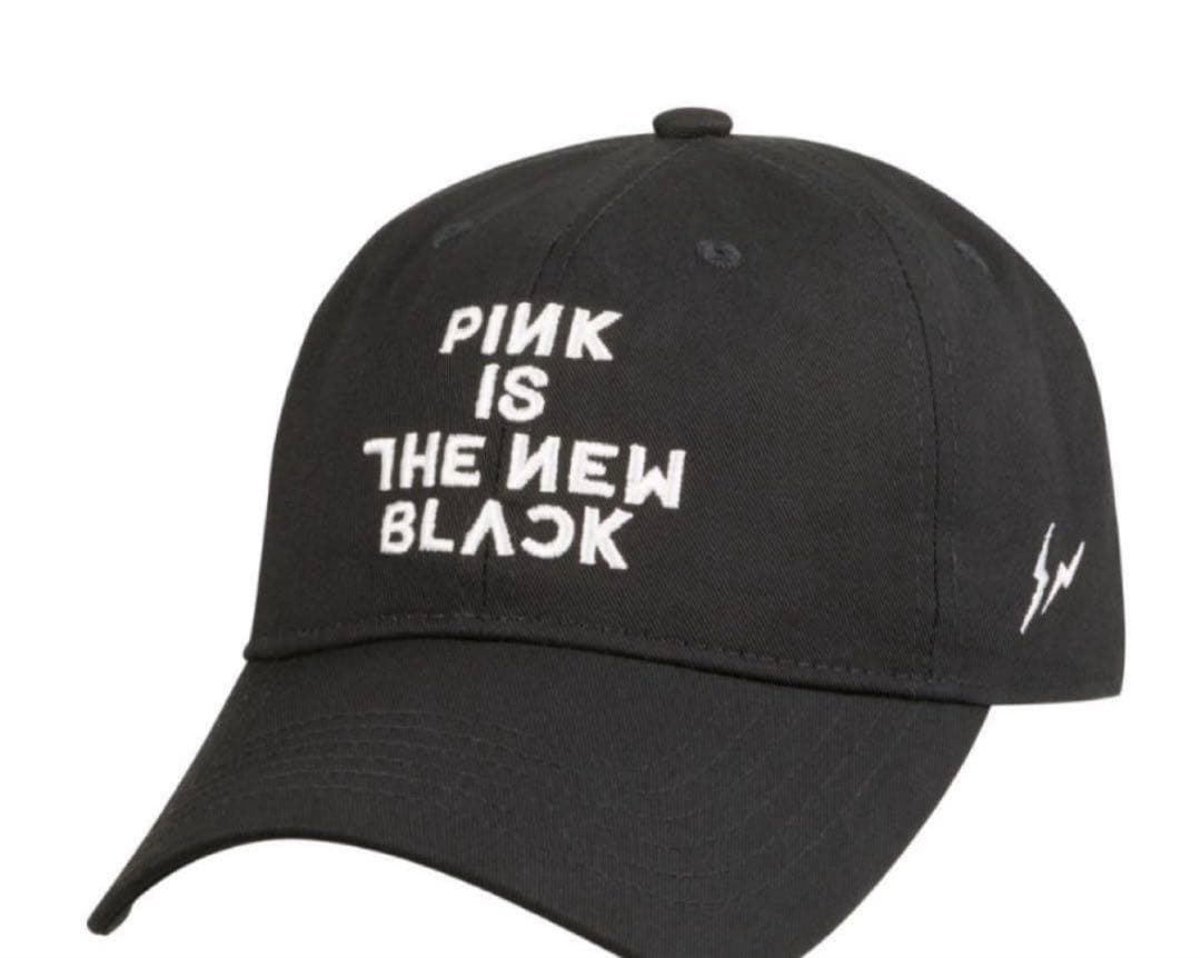 帽子 BLACKPINK (FRAGMENT) CAP-BLACK- FRAGMENT】CAP‐BLACK‐