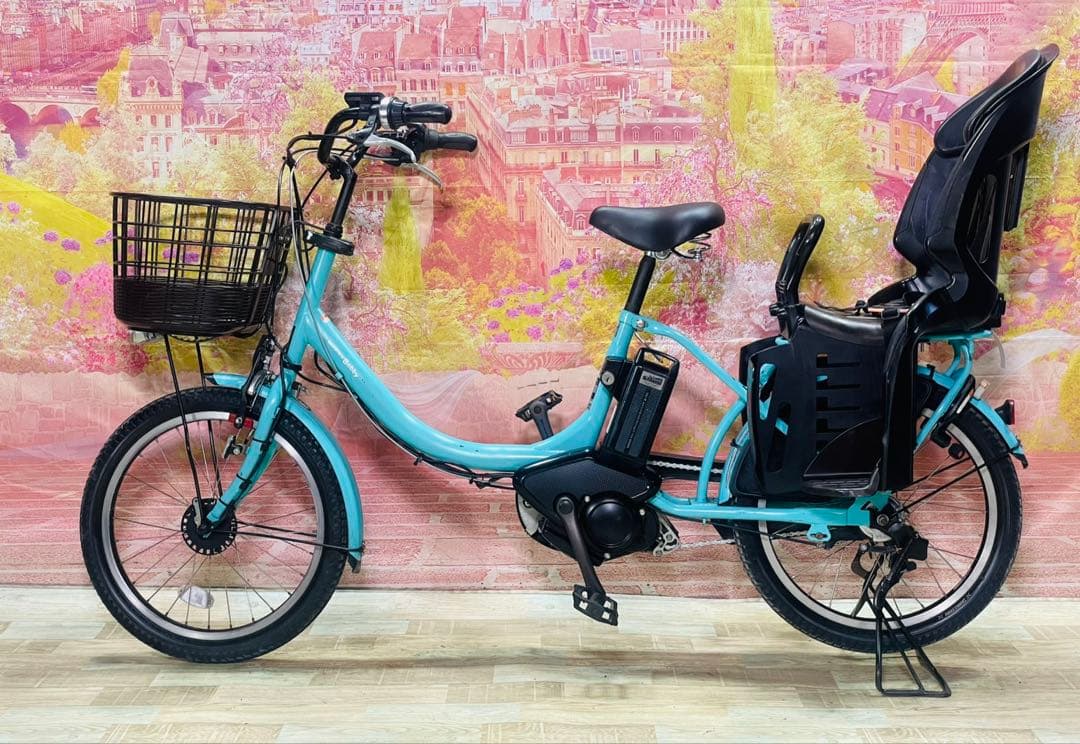 ZK3312 電動自転車 ヤマハ パスバビー 子供乗せ 20インチ 送料無料 YAMAHA ヤマハ 電動自転車 PAS Babby un SP リヤチャイルドシート標準