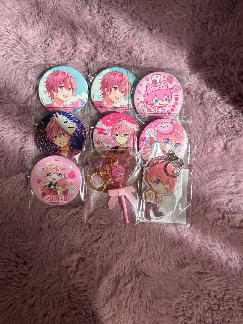 さとみくん 缶バ アクキー セット - メルカリ