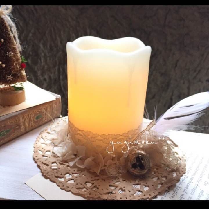 out シャンリー様 ほっこりバニラ♡LEDキャンドル