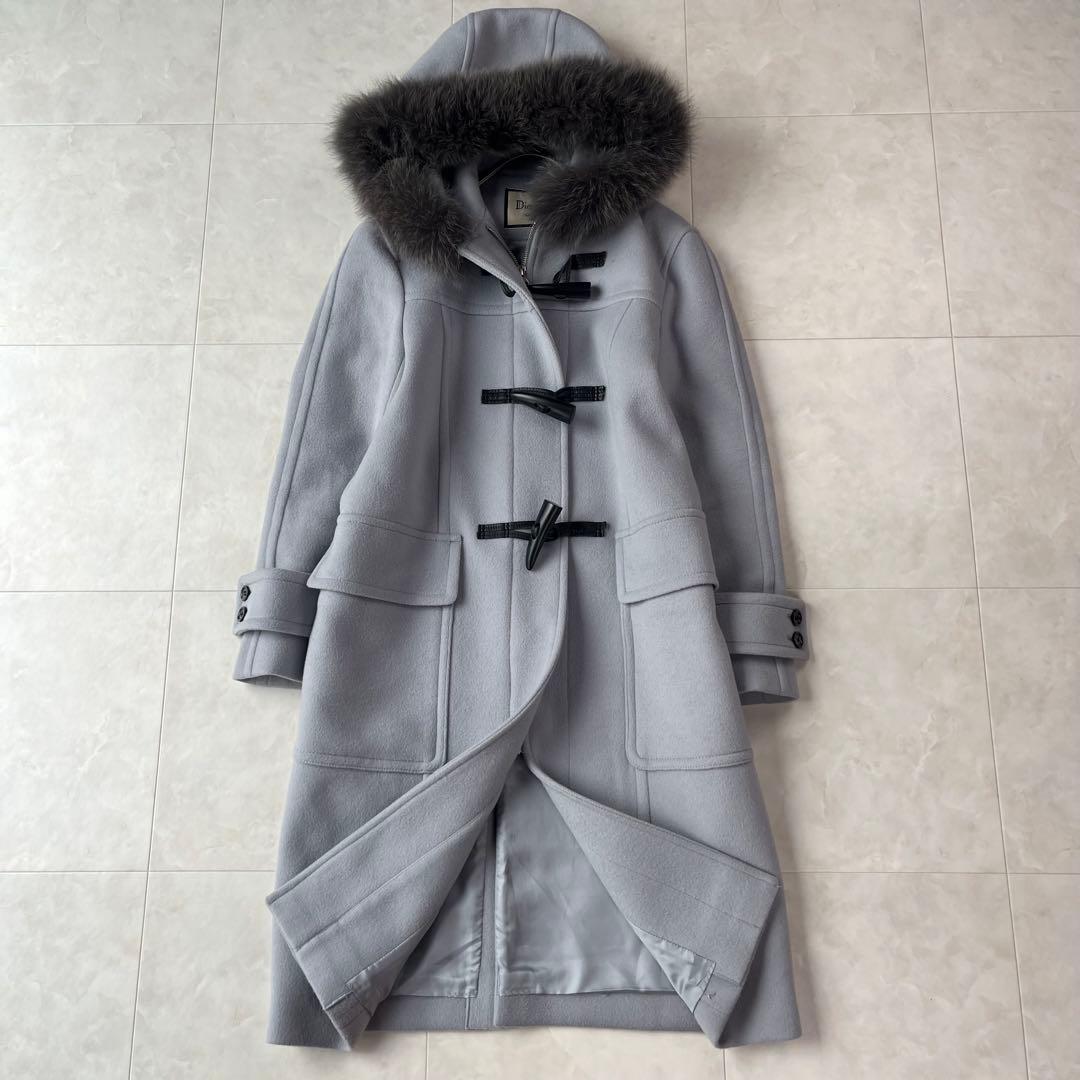 極美品✨ダイアグラム　フォックスファー付ダッフルコート 36 2way 脱着可