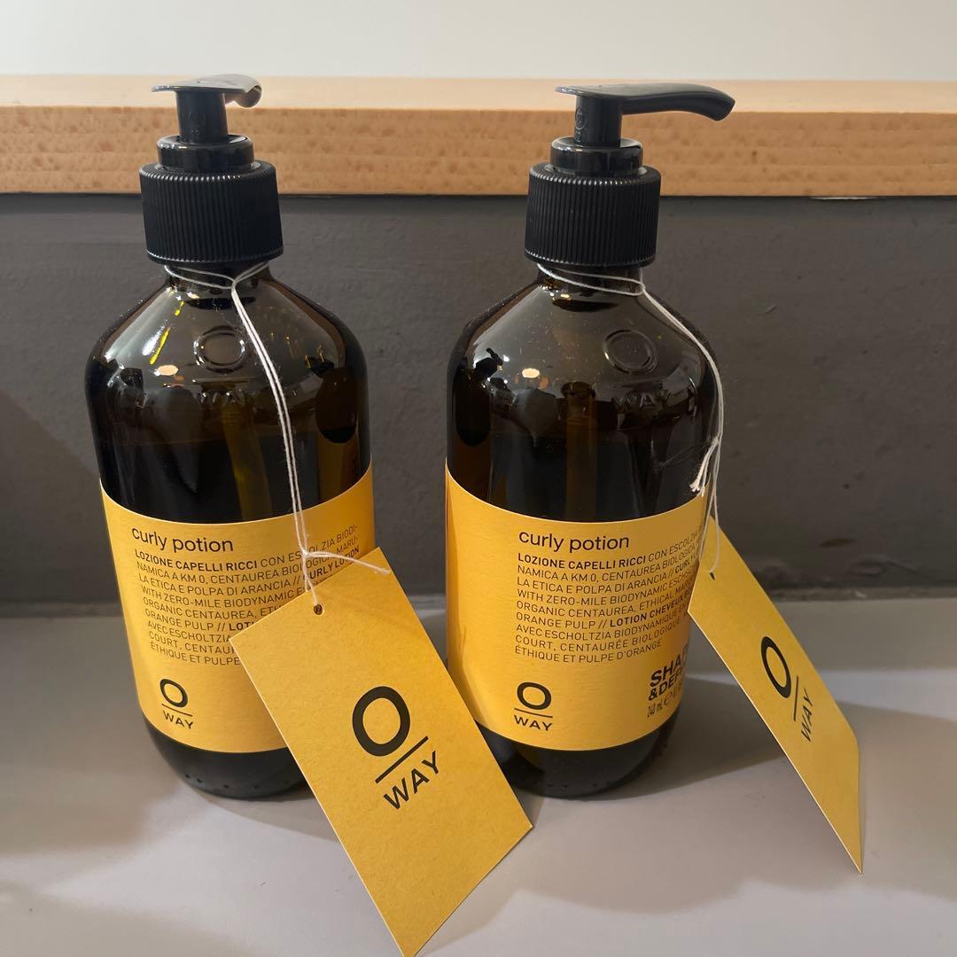 【新品未使用】O WAY Curly Potion ヘアジェル　2本セット