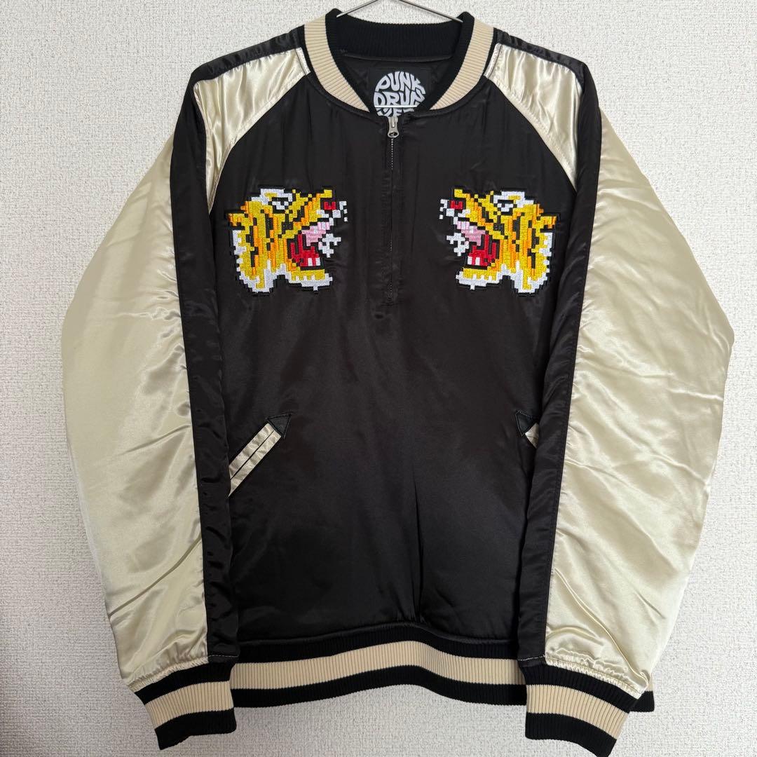 PUNK DRUNKERS プルオーバー スカジャン PDSxNONSENSE JP］妖怪スカジャン / BLUE | 全商品 | 鷹の爪Online Store