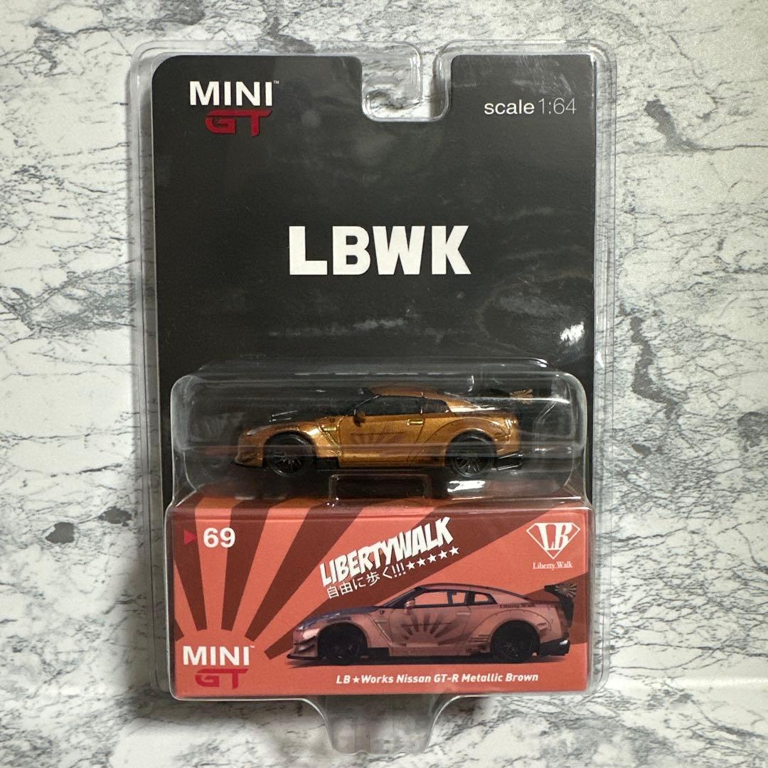 ミニＧＴ LB NISSAN GT-R LLIC BROWN