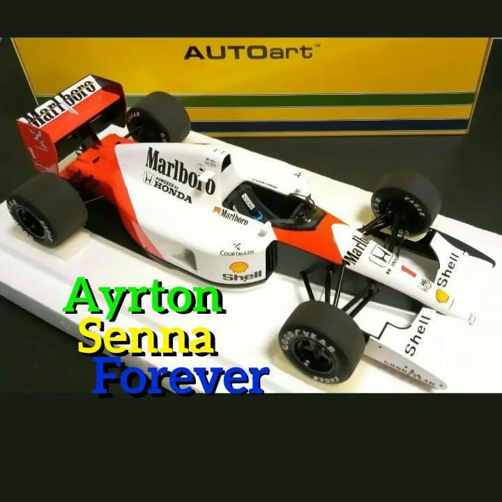 オートアート 1/18 F1 マクラーレン MP4/6 Aセナ Marlboro