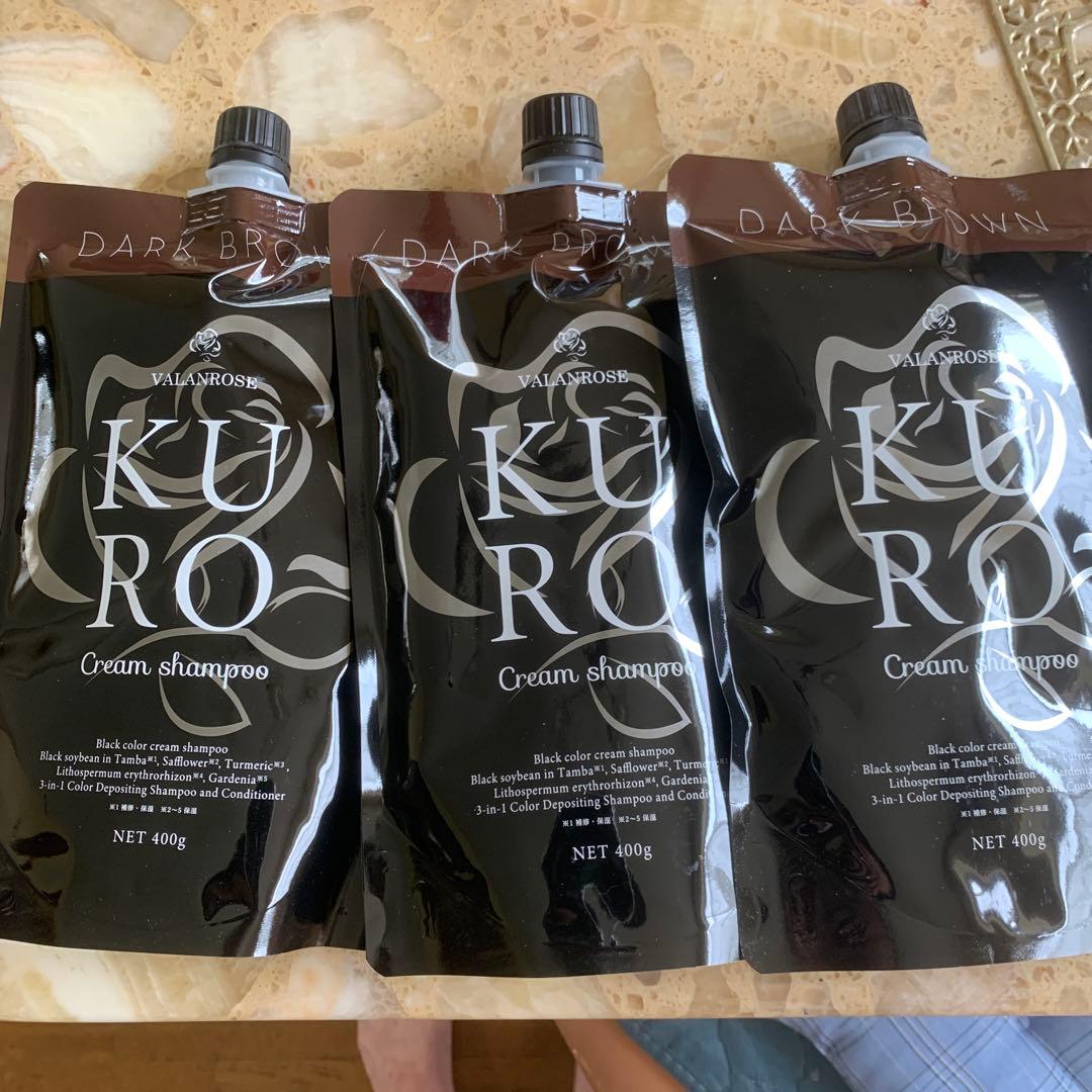 カラーリング・白髪染め VALANROSE KURO Cream shampoo Amazon.co.jp: 白髪染め シャンプー カラートリートメント バラン
