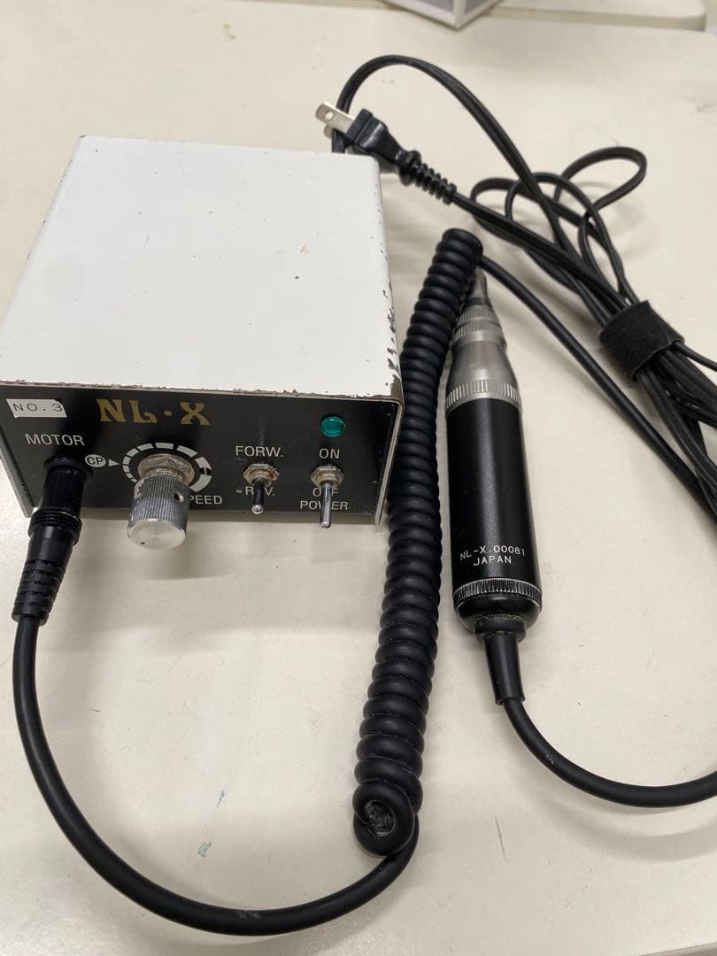 ネイルラボ マシン　NL・X ネイルマシーン お取り寄せ NL・X(フットスイッチ付)&アタッチメント ネイル&角質ケア