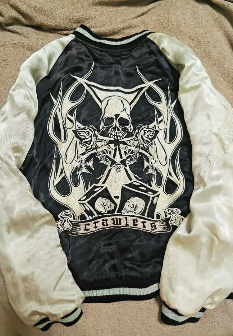 Back Street Crawler スカジャン 日本限定レーヨン レオパード