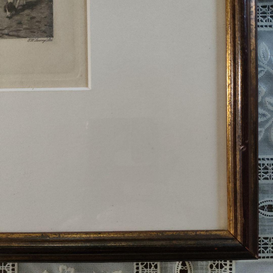 George Wrightジョージライト銅版画『The Shoesでの出会い 』