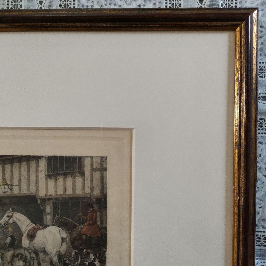 George Wrightジョージライト銅版画『The Shoesでの出会い 』